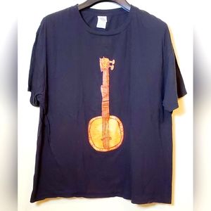 Tiki Parlour Devil Banjo Adult Unisex Graphic T-Shirt Size 2X